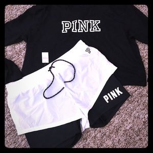 Victoria secrets pink shorts set💎